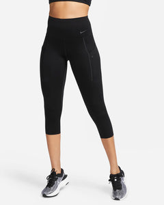 Nike Go Firm-Support High-Waisted Cropped Leggings with Pockets - Women's