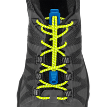 Load image into Gallery viewer, Reflective Run Laces-Safety Yellow/Electric Blue
