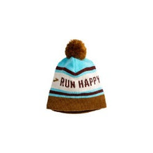 Load image into Gallery viewer, Brooks Heritage Pom Beanie Run Happy
